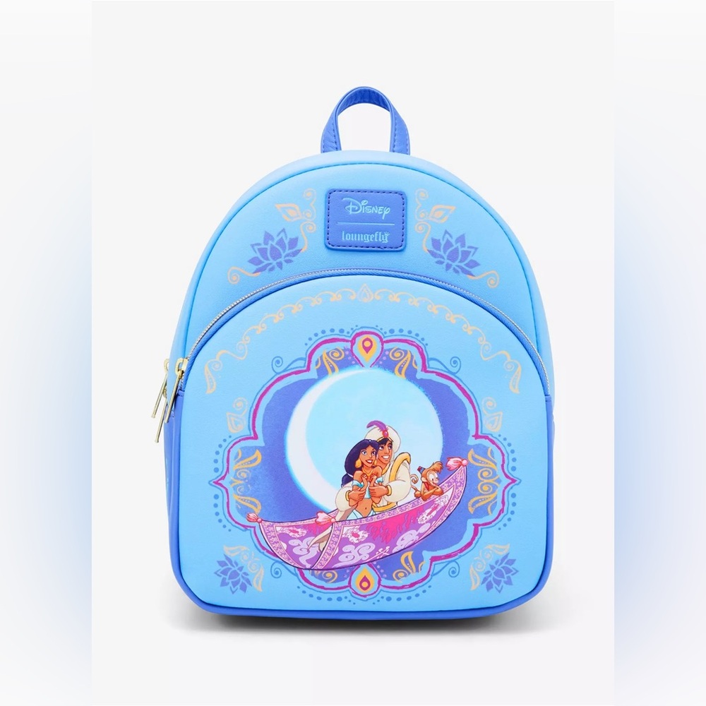 Loungefly NWT Disney Aladdin Magic Carpet Ride Mini Backpack